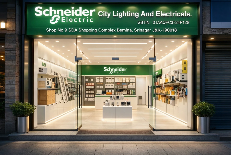 City Lighting & Electricals is your most trusted authorized distributor for Legrand, Havells, Polycab, Jaquar, and Schneider Electric in Srinagar, Bemina.  We are the leading wholesale electrical supplier across Kashmir, offering 100% genuine products at the most competitive prices. Our extensive inventory includes premium quality wires, modular switches, LED lights, ceiling fans, exhaust fans, circuit breakers, MCBs, distribution boards, and complete bathroom lighting solutions.  As an authorized distributor, we proudly represent India's top electrical brands. Our portfolio includes Legrand distributor for modular switches, Havells distributor for fans and home appliances, Polycab distributor for wires and cables, Jaquar distributor for bath and light solutions, and Schneider Electric distributor for switchgear and protection devices.  We also distribute Siemens, Philips, Hager, Goldmedal, GM, WARMEX, Orient Electric, and Dowell's. We serve electricians, contractors, builders, dealers, and homeowners across Srinagar, Bemina, and all Jammu & Kashmir. Enjoy wholesale rates, doorstep delivery, and genuine product guarantee. Call now for dealer inquiries and bulk orders.