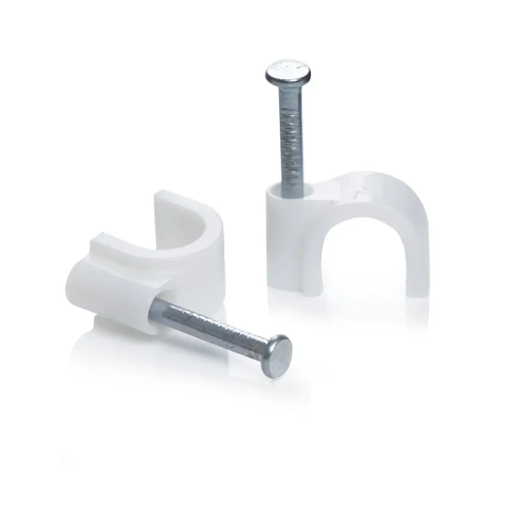 AIRFIT 25mm Cable Clips Pack of 100 | Round Cable Clamps