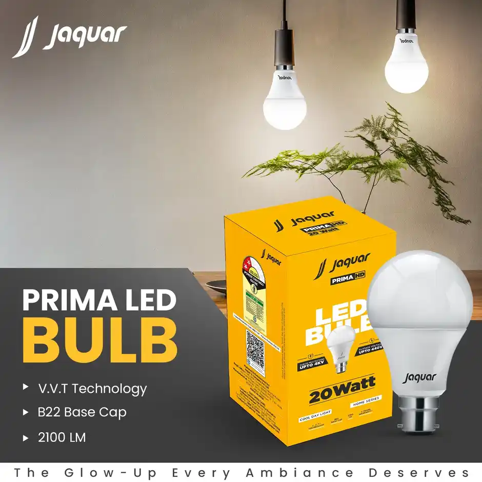 Jaquar Prima 20W LED Bulb B22 Cool White | 2-Year Warranty | CLE