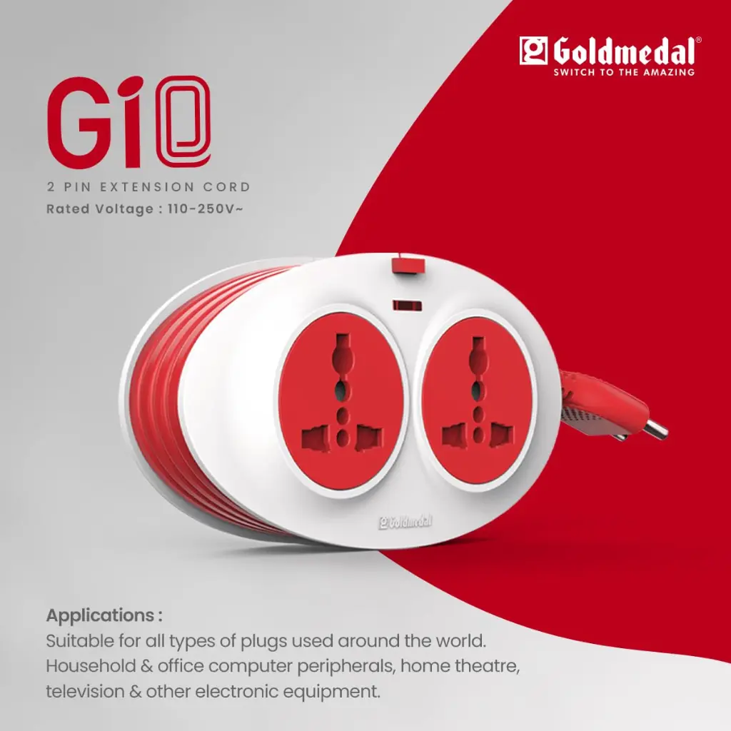 Goldmedal Gio 2-Pin Extension Board3.webp
