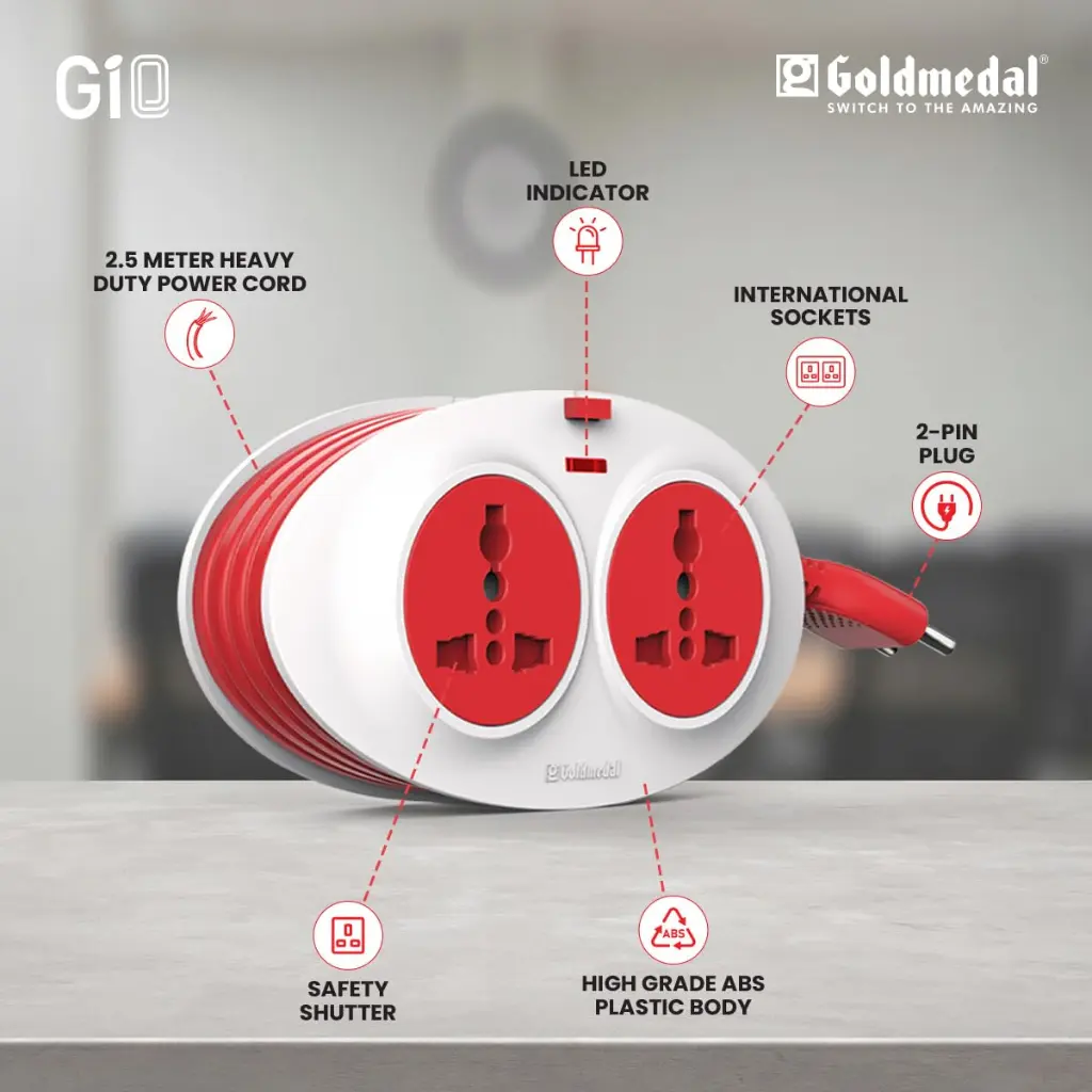 Goldmedal Gio 2-Pin Extension Board2.webp