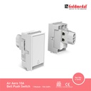 Goldmedal Air Aero 10 A Bell Push Switch, White