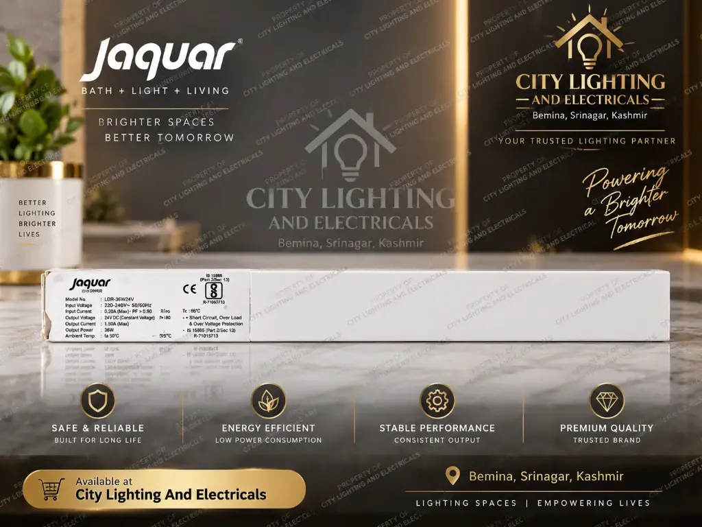 Jaquar LED Strip Light Driver frontview.webp