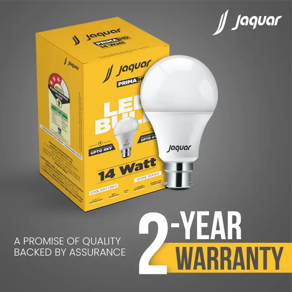 Jaquar Prima HD 14W LED Bulb B22 Cool White / Warm White