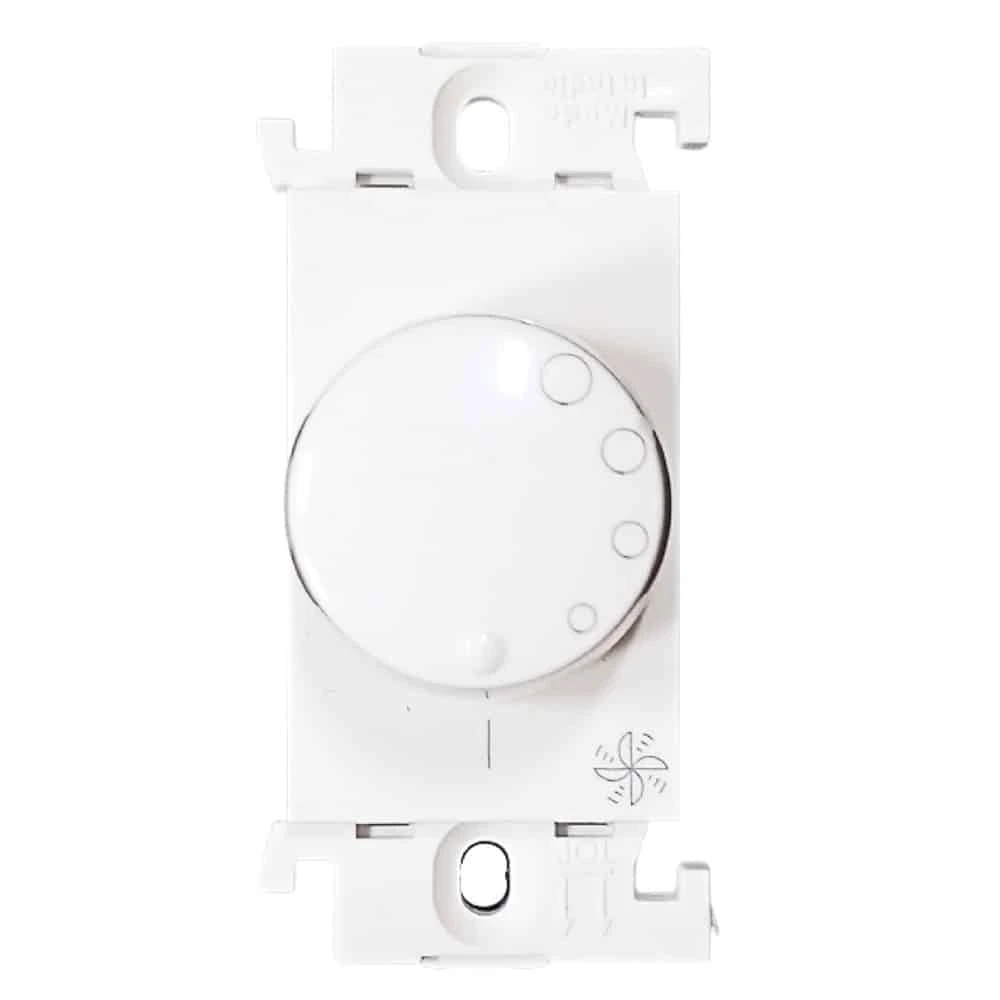 Legrand Mylinc Modular Step Fan Regulator 100W White - 1M