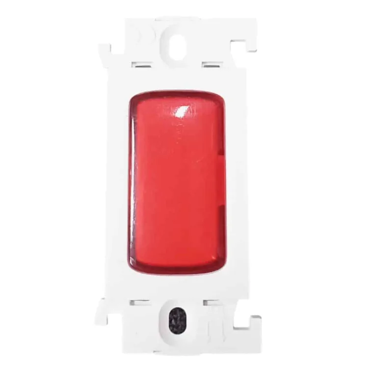 Legrand Mylinc Red Neon Modular Indicator Light 1M White 6755 95