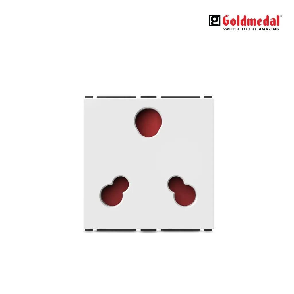 Goldmedal Air Aero 6/16A Universal Socket 2M White