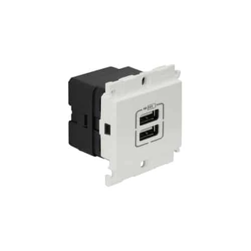 Legrand Mylinc Modular USB Socket White - Double USB (2M)
