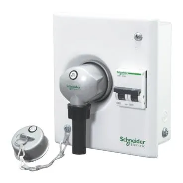 Schneider Electric Plug and Socket  Metal Unit - single door - 20A 1P+N+E 2Mod