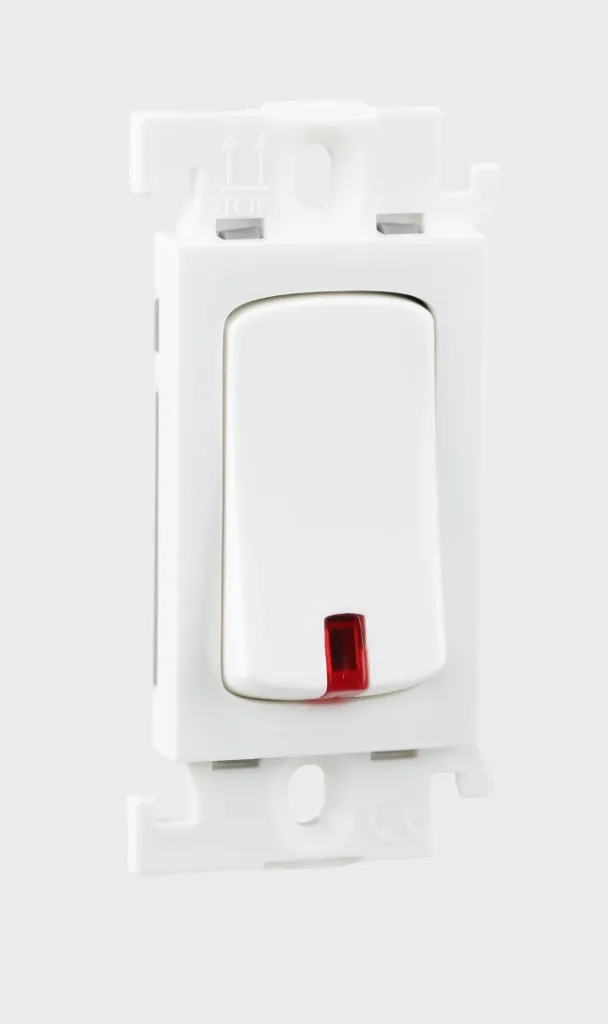 Legrand Mylinc 6A-Switch-SP-1 Way-with Indicator-1 Module-White