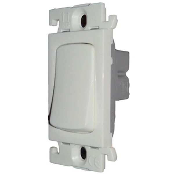 Legrand Mylinc Modular Switch White - 6A, 1 Way, Without Indicator, 1M