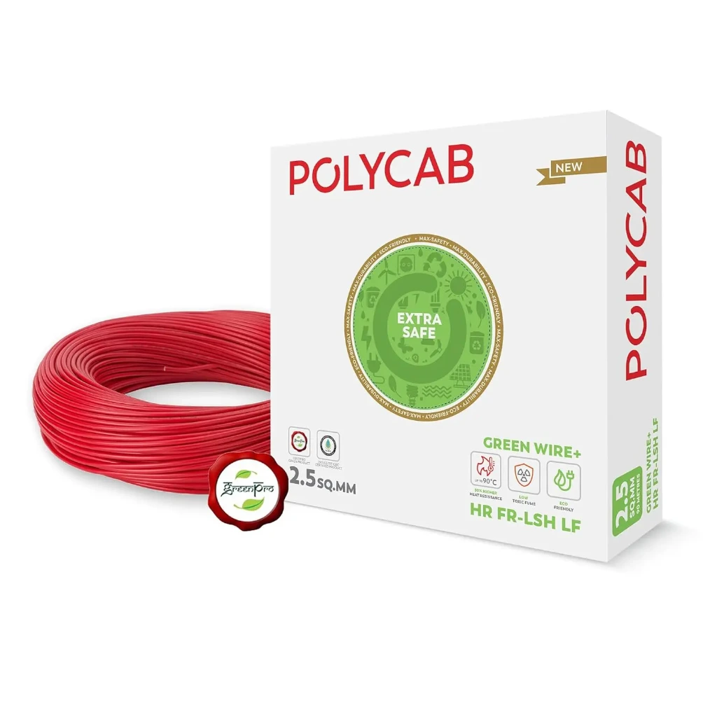 Polycab Green Wire+

2.5 Sq. MM

90 Meters
HR FR-LSH LF 90m House Wires