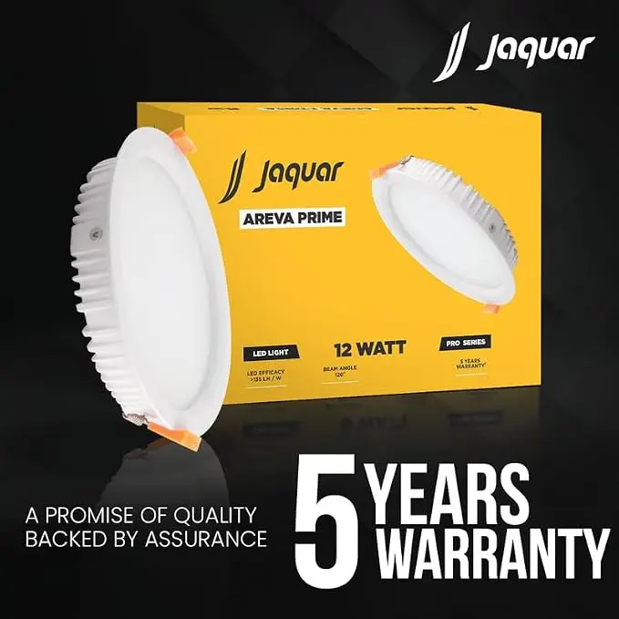 Jaquar Areva Prime 12W Round LED Downlight (105mm)