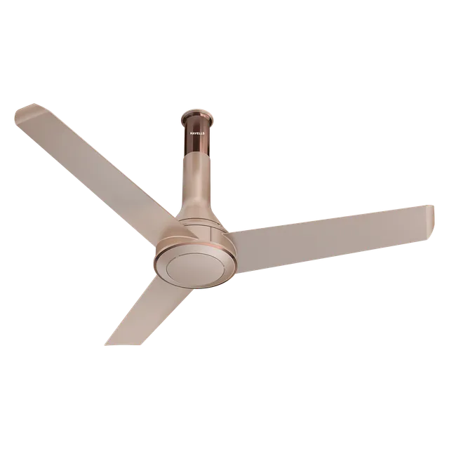 HAVELLS Crista 5 Star 1200mm 3 Blade BLDC Motor Ceiling Fan with Remote (Aerodynamic Winglet Blades, Champagne Cola)