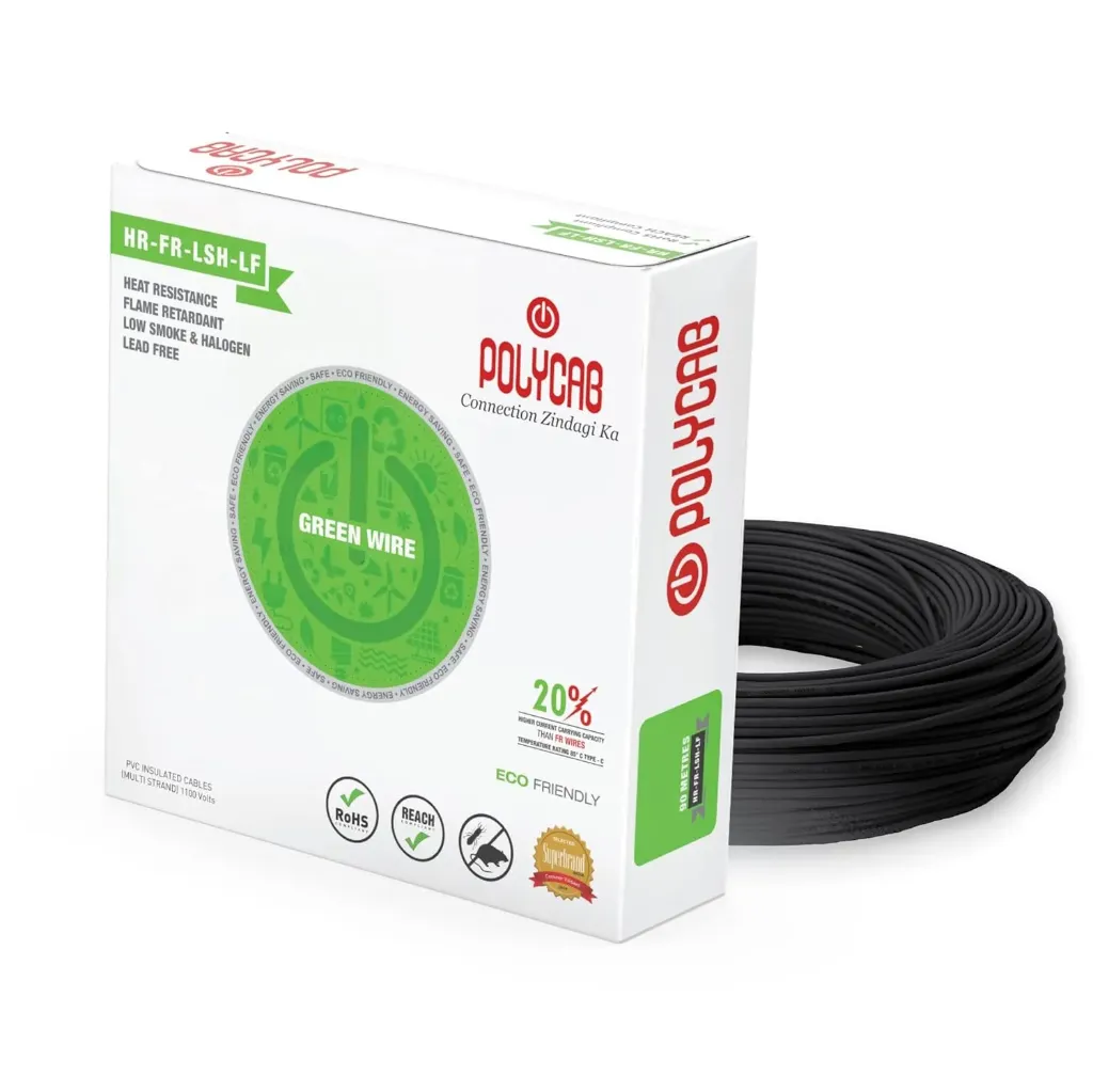 Polycab Green Wire+

1.5 Sq. MM

90 Meters
HR FR-LSH LF 90m House Wires