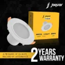Jaquar 8W Striker Round Downlight | Junction Box LED Downlight | Mood Light for False Ceiling | 83MM Cut Out