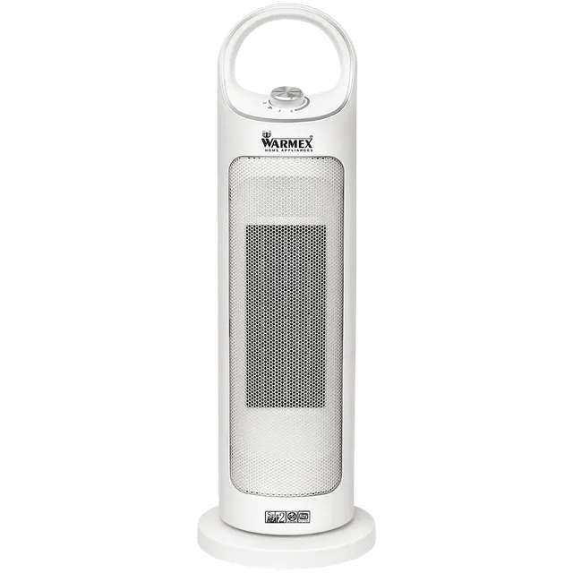 WARMEX Fervour 2000 Watts PTC Heating Element Fan Room Heater (Temperature Control Knob, White)