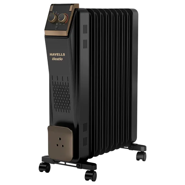 HAVELLS Hestio 2900W Oil Filled Radiator Room Heater with 11 Straight Fins (Thermostatic Heat Control