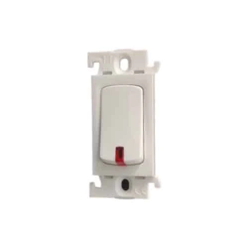 Legrand Mylinc Modular Switch White - 16A, 1 Way, With Indicator, 1M