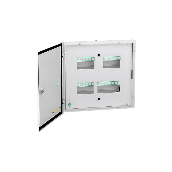 Schneider Electric Acti9K A9KETND06 6 Way TPN Double Door Distribution Board | IP43 Metal DB