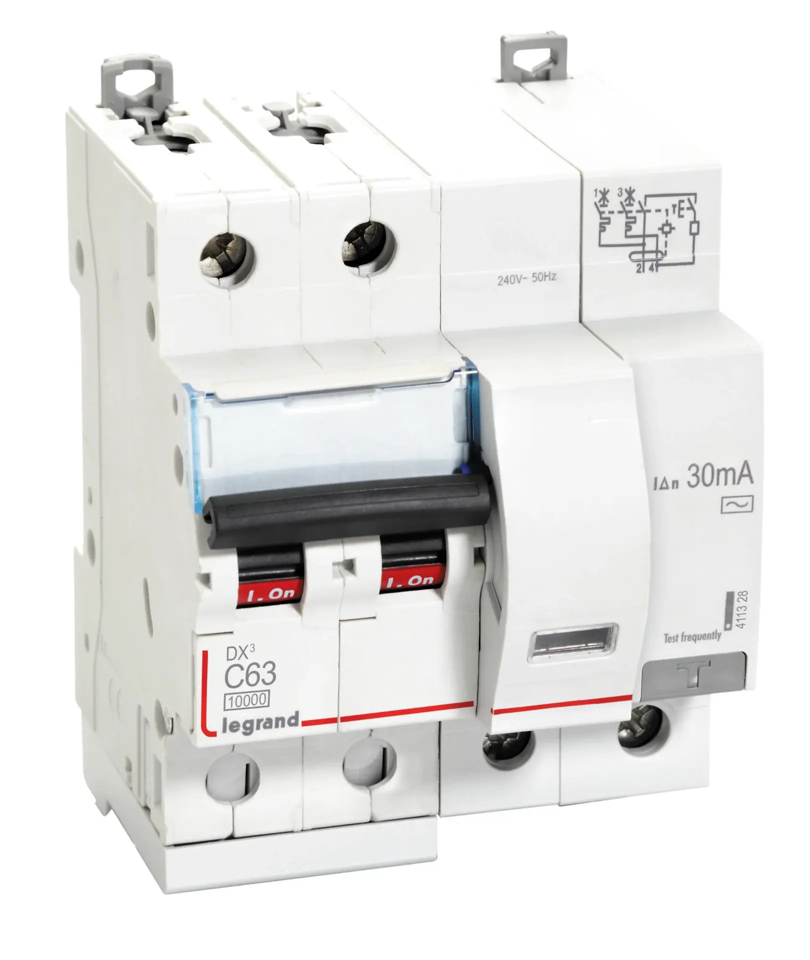 Legrand 411328 DX3 RCBO 63A 2P 30mA 10kA | City Lighting And Electricals