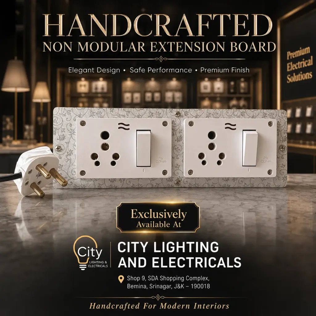 Premium Handcrafted Extension Board Heavy Duty Elegant Floral Finish Exclusively Handcrafted