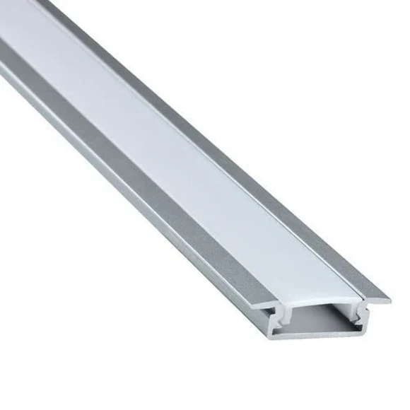 17mm Aluminum LED Strip Profile / Channel – 2 Meter, Premium Grade, Ultra Heavy, 1 mm Gauge