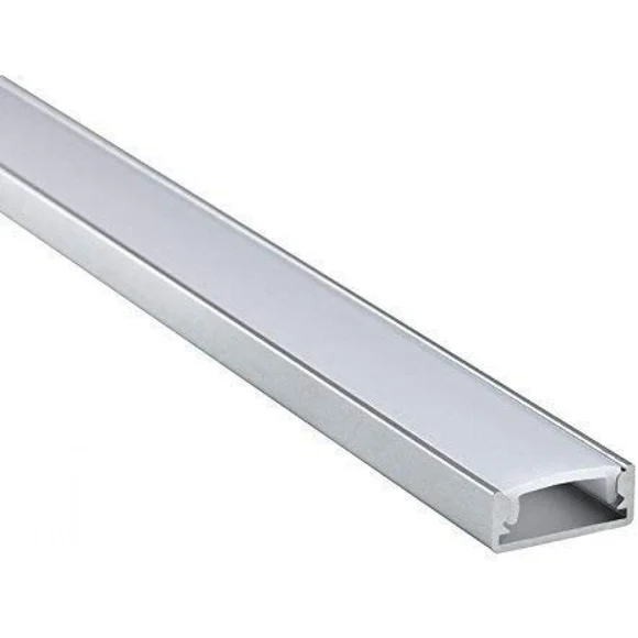17mm Aluminium LED Light Strip Surface Profile / Channel – 2 Metre | Premium Grade, Ultra Heavy, 1 mm Gauge