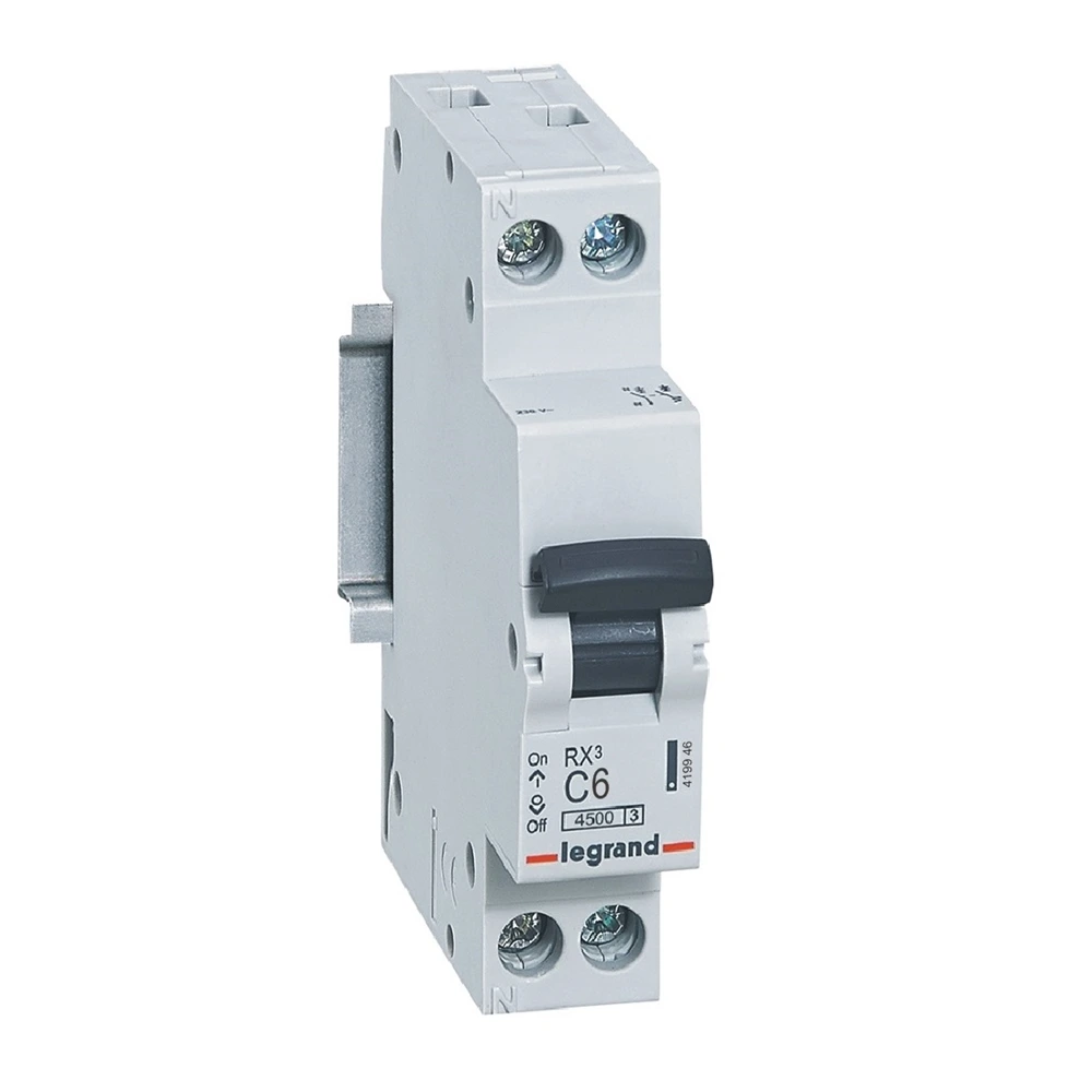 LEGRAND Electric RX3 6A Single Pole MCB | City Lighting And Electricals